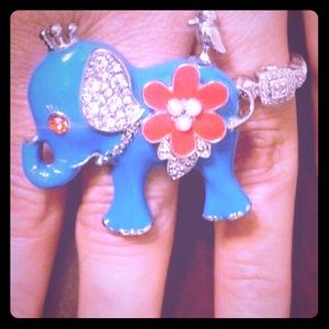 Something blue! Elephant ring...